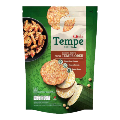 

Qtela Keripik Tempe Orek Pouch 100 g