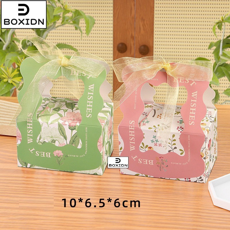 

10pcs Box Mini Souvenir wedding Box Snack Imlek Box Lebaran Box Mooncake Box Love is Love box kue mini Box Snack Box ultah box permen box coklat