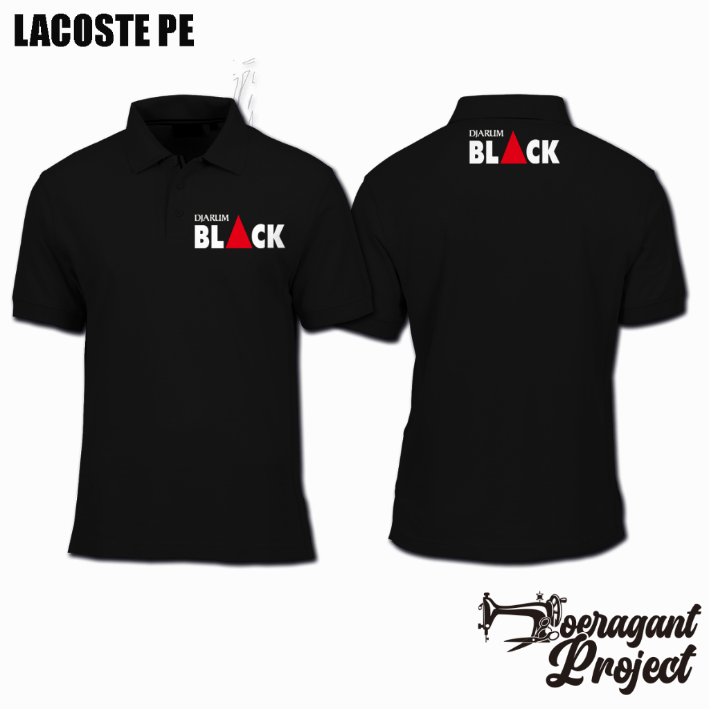 Poloshirt / Polo Kaos Djarum Black Murah Best Quality -kharmen -JP