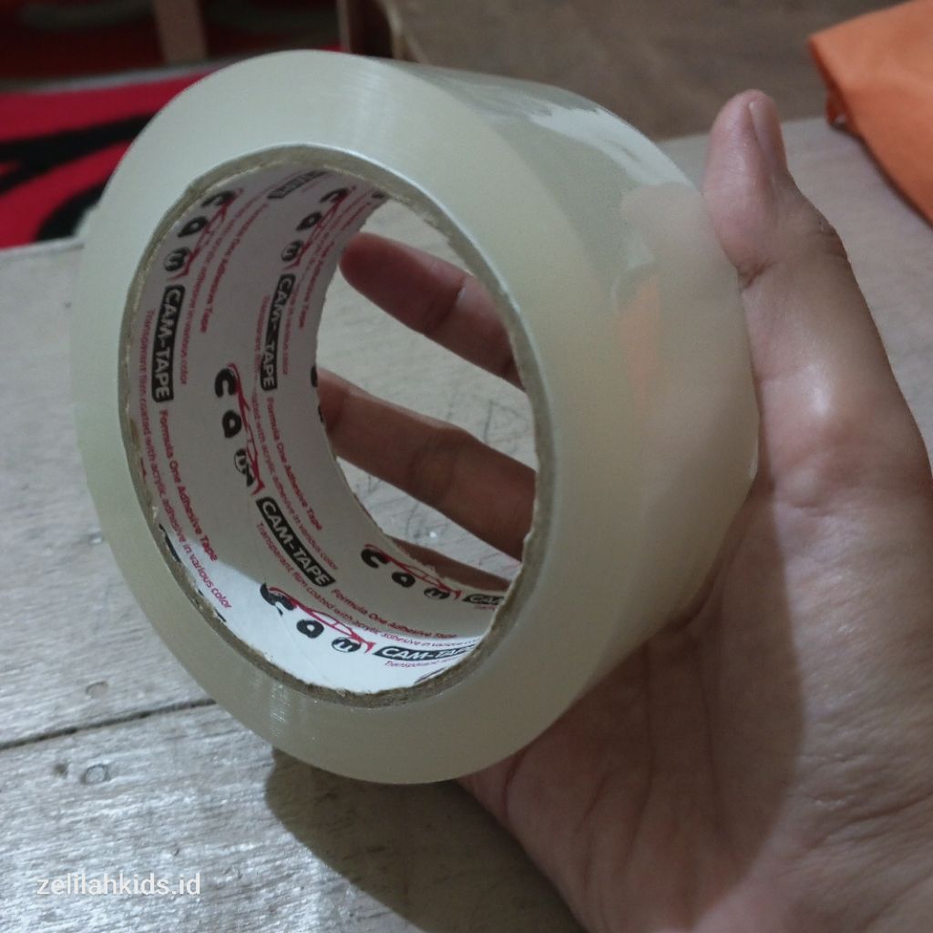 

Lakban bening / isolasi bening per pcs