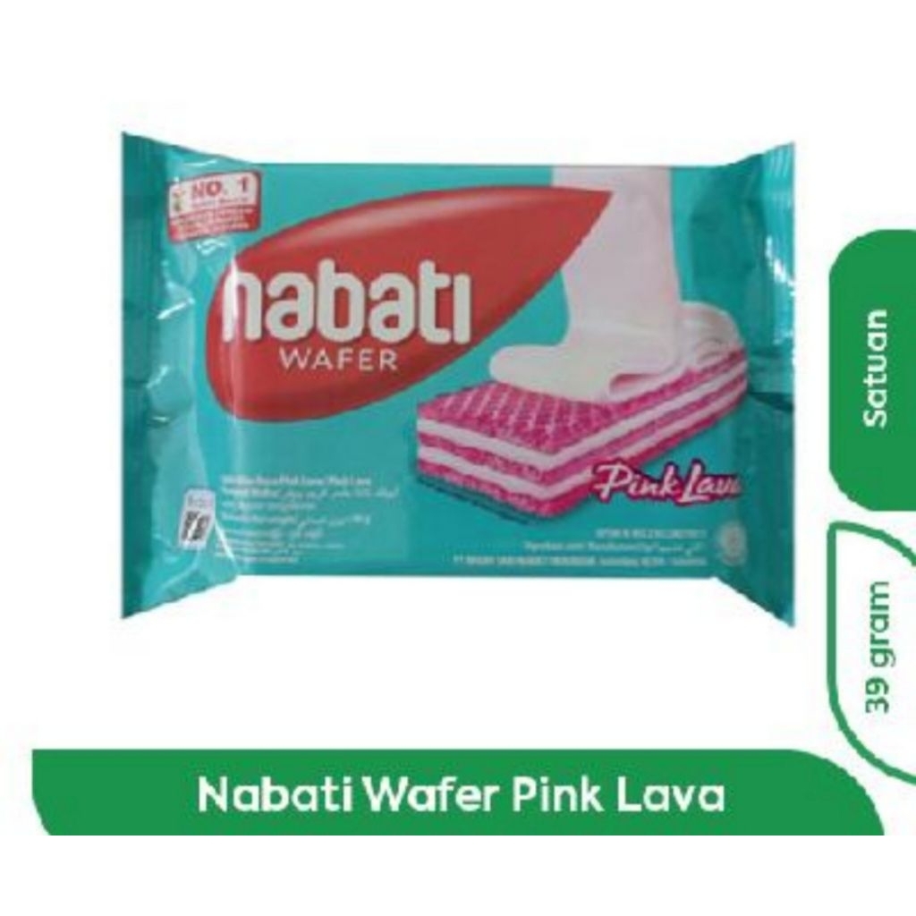 

NABATI WAFER PINK LAVA 39gr