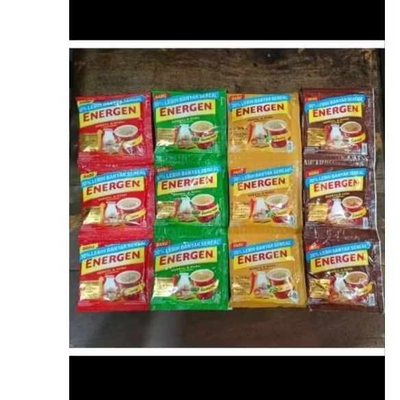 

Energen Cokelat Kacang hijau vanila jahe