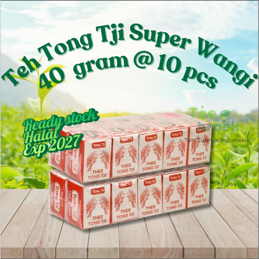 

TONGTJI SUPER WANGI 40gr SUPER TEH TUBRUK INDONESIA
