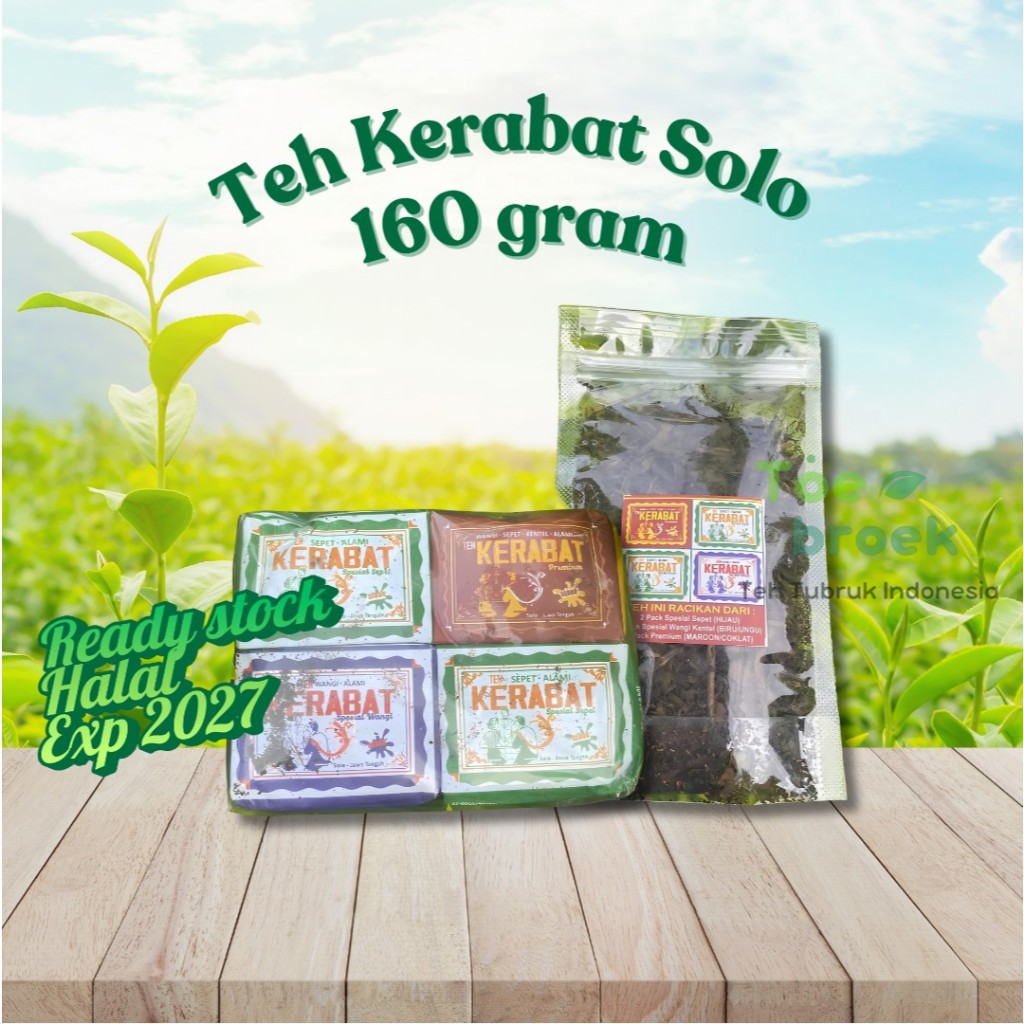 

Teh Kerabat Solo 160gr | Teh tubruk indonesia