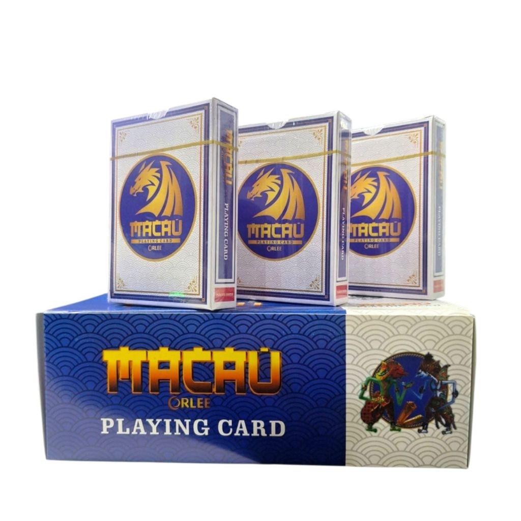 12 Pcs Kartu REMI Macau/Playing Card/Remi MACAU ORLEE isi 12