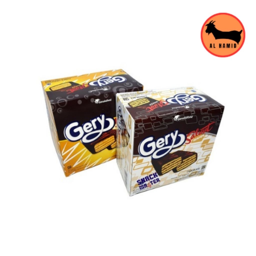 

Gery Saluut Wafer Coklat 24 Pcs