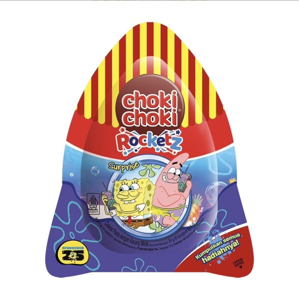 

Choki Choki Pasta Cokelat Surprise 6 x 4 g
