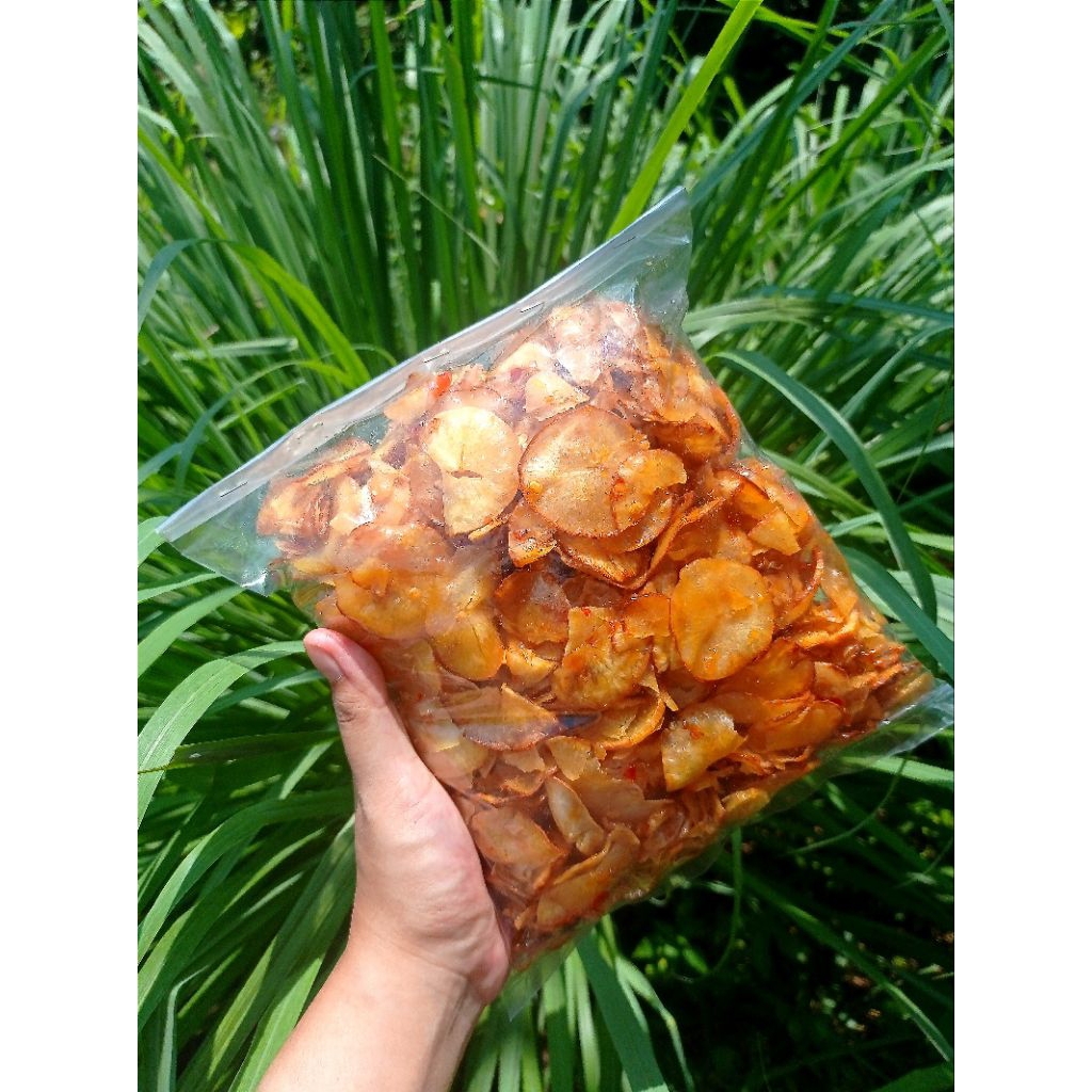 

Keripik Singkong Plokdes Singkong 1kg Pedas Manis Asin Gurih Homemade | Tanpa Balado & Pengawet