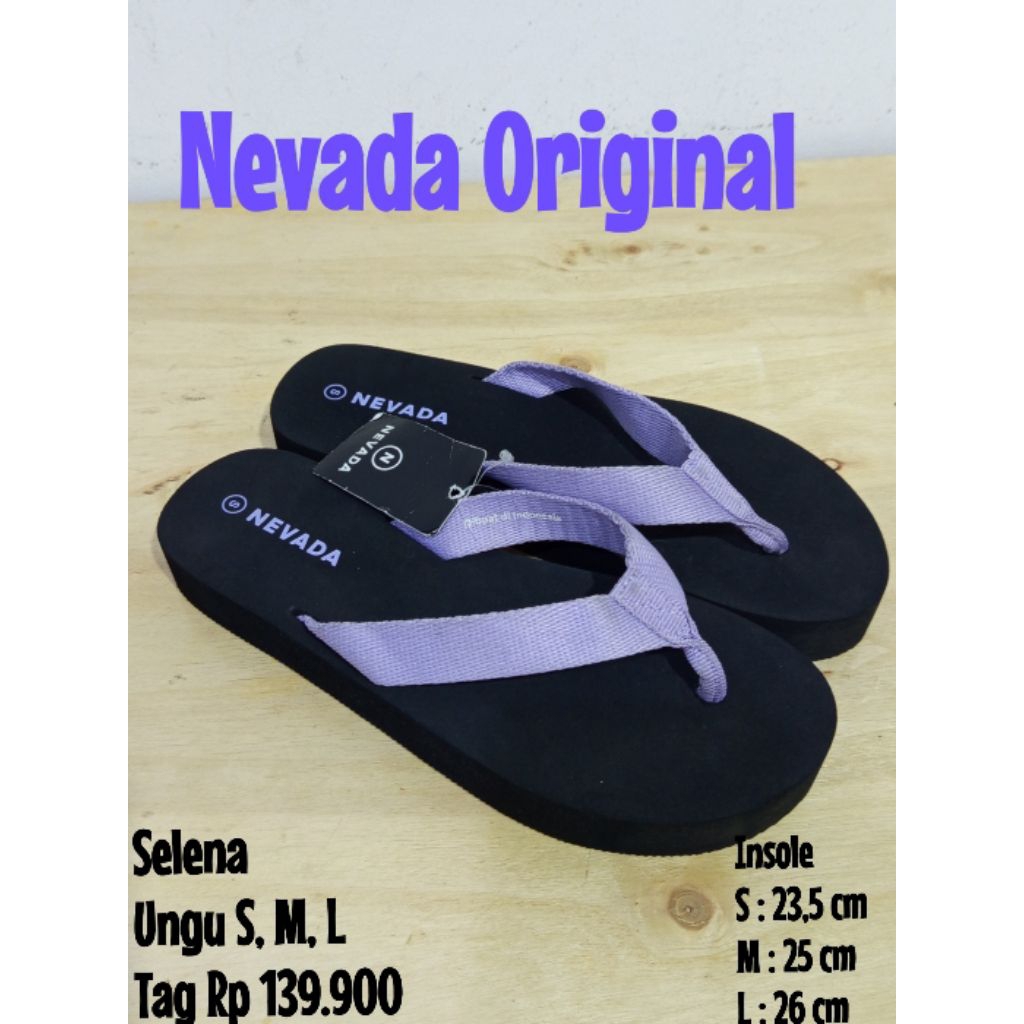 SENDAL JEPIT NEVADA WANITA ORIGINAL