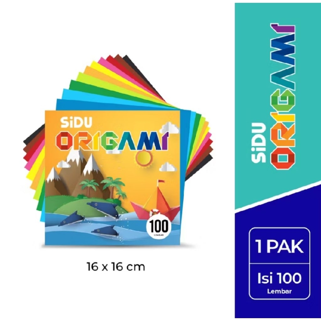

Origami Sidu 16cm x 16cm 100Lembar