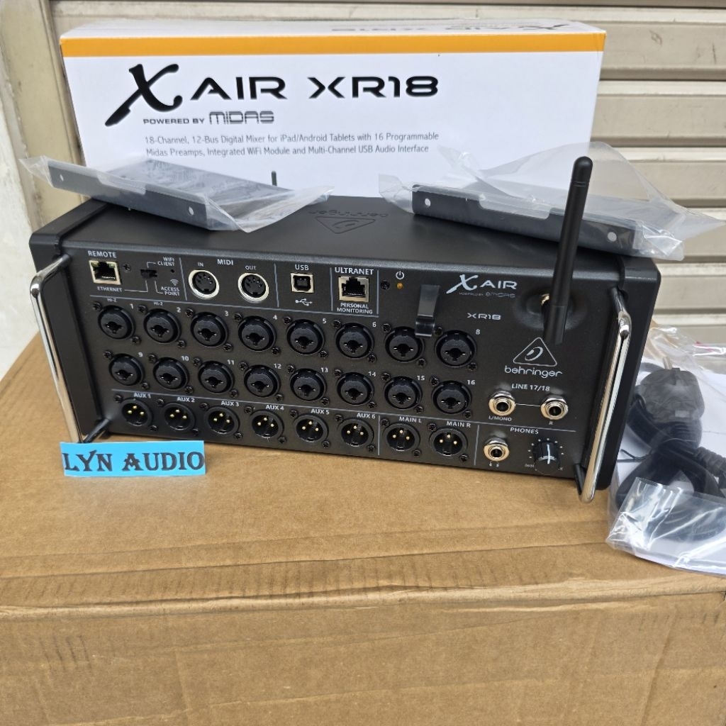 BEHRINGER X AIR XR18 / XR 18 / XR-18 DIGITAL MIXER FOR IPAD / ANDROID