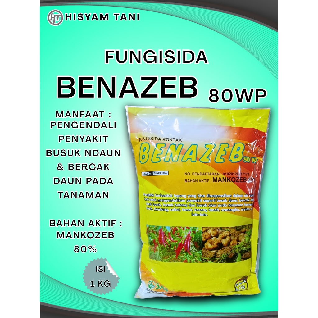 FUNGISIDA BENAZEB 80WB 1KG