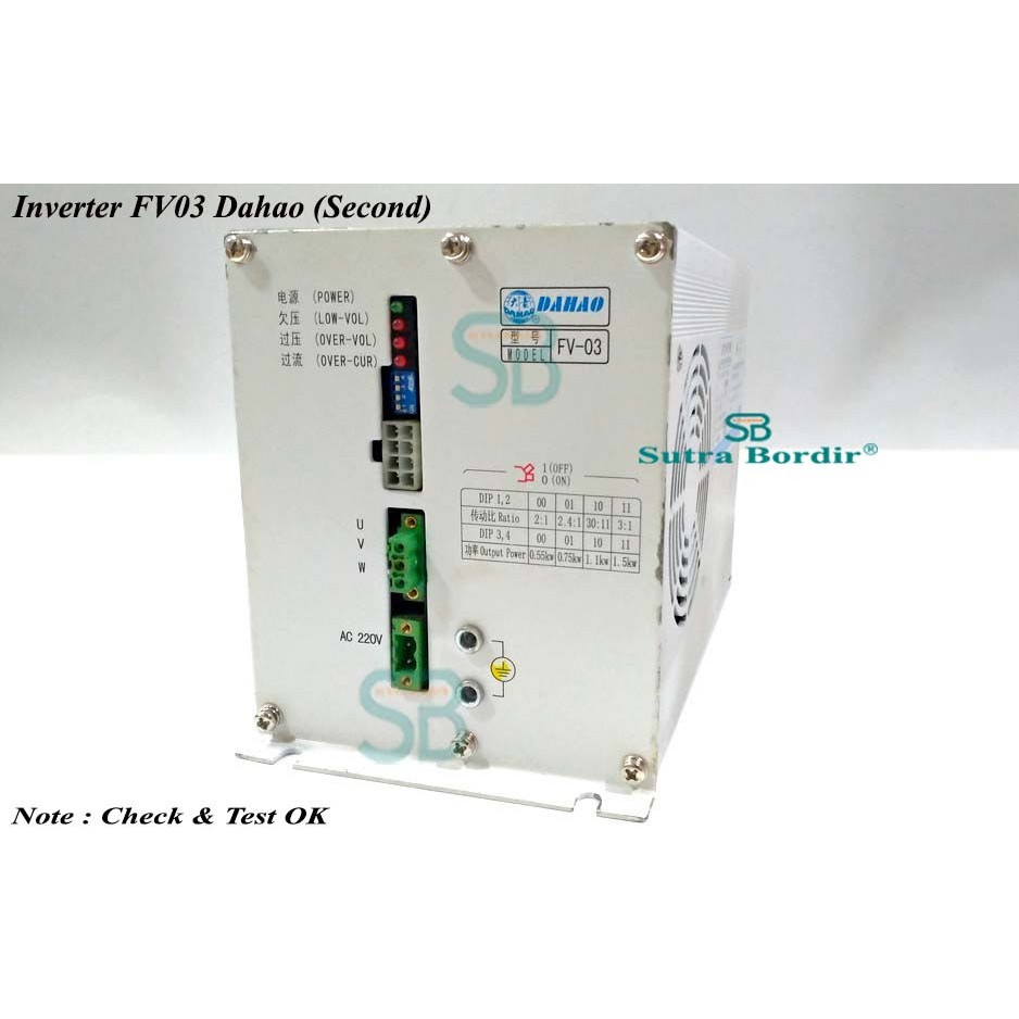 Inverter fv03 inverter motor FV03 dahao Inverter fv03 inverter dinamo bordir komputer FV03 dinamo 1K