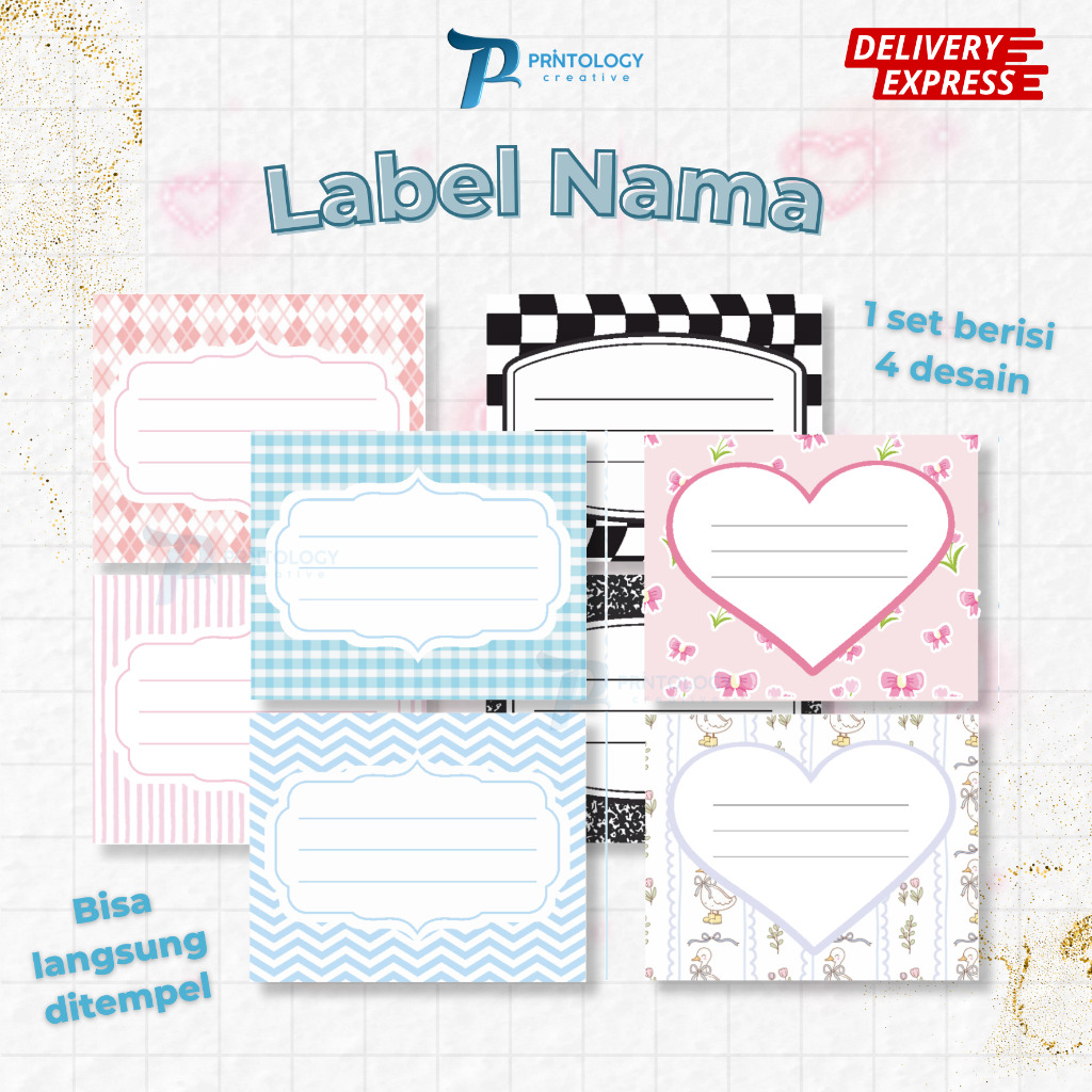 

Coquette Pastel Stiker Label Nama Buku Tulis Aesthetic Label Buku Lucu Warna Pastel Label Sticker Nama Polos Mata Pelajaran Langsung Pasang Stiker Label Nama Custom Termurah Aesthetik Lucu Gemes