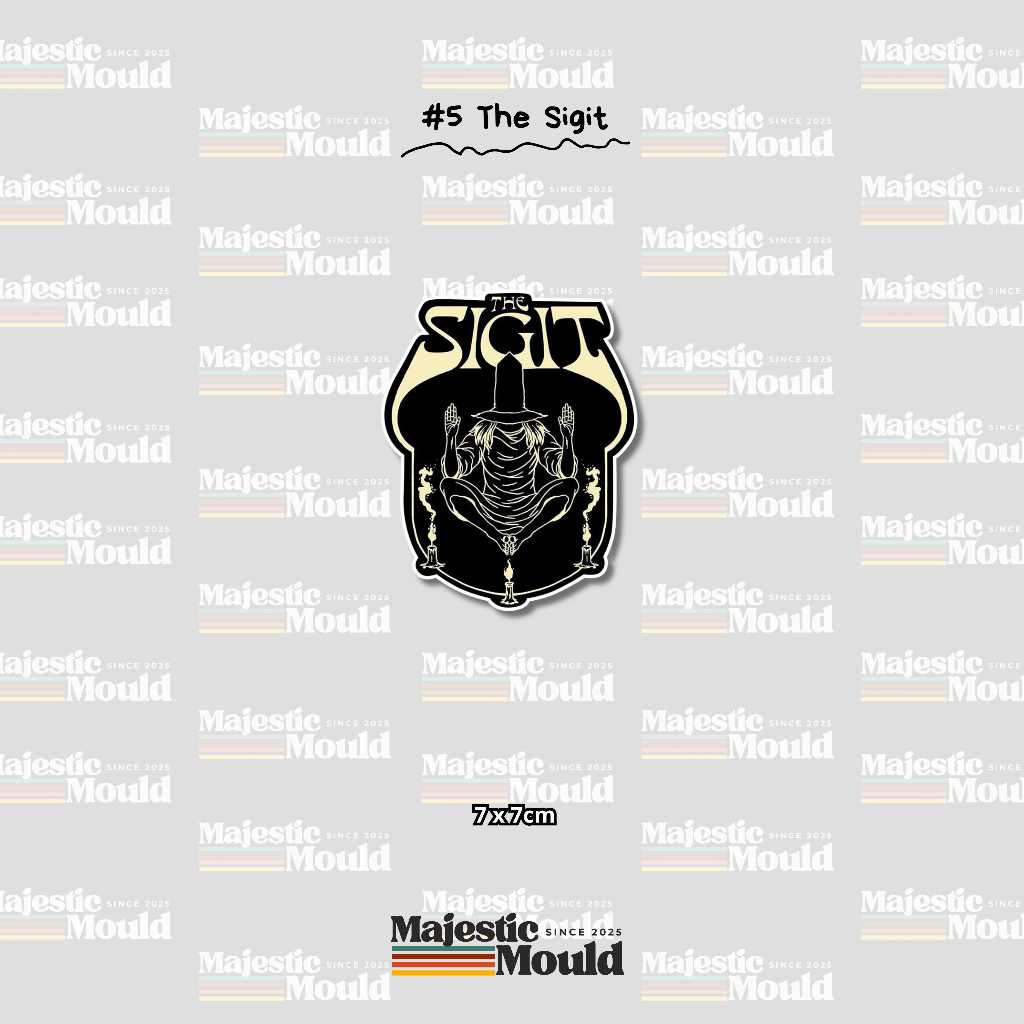 

#5 The Sigit – Stiker Band Vinyl Glossy | Tahan Air & Luntur (Laptop/Helm/Tumbler/dan media lainnya)