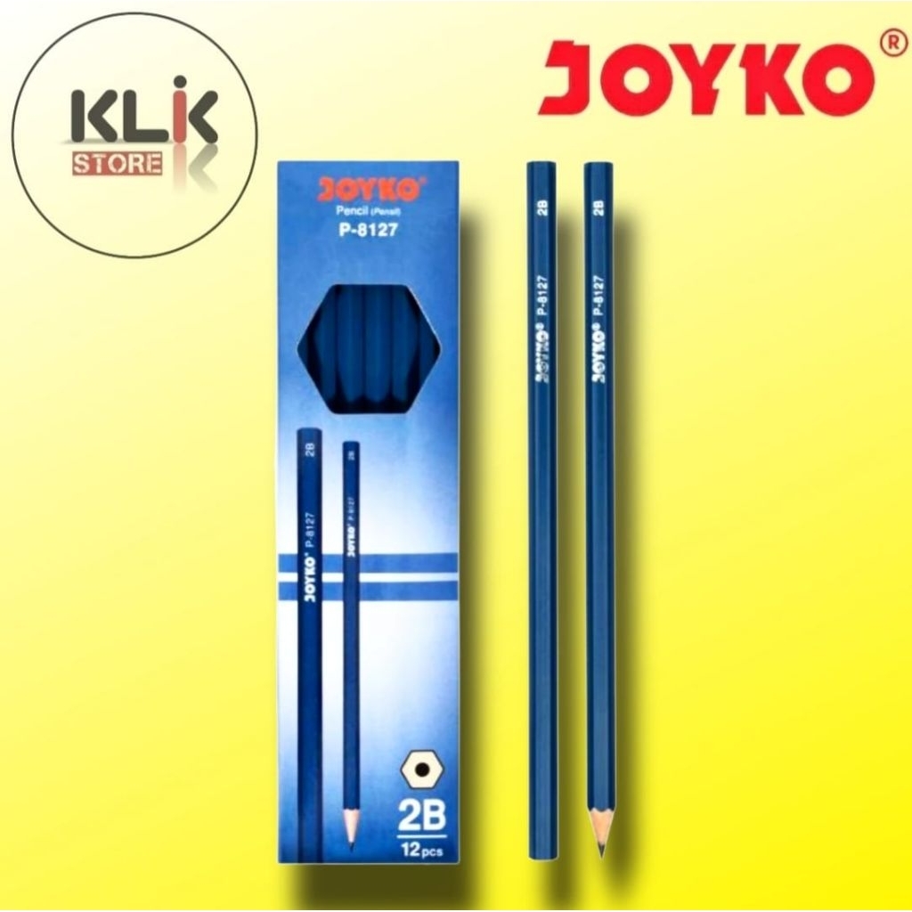 

(Pack / 12pcs) Pensil 2B Joyko P-8127 / Pencil Ujian Kayu