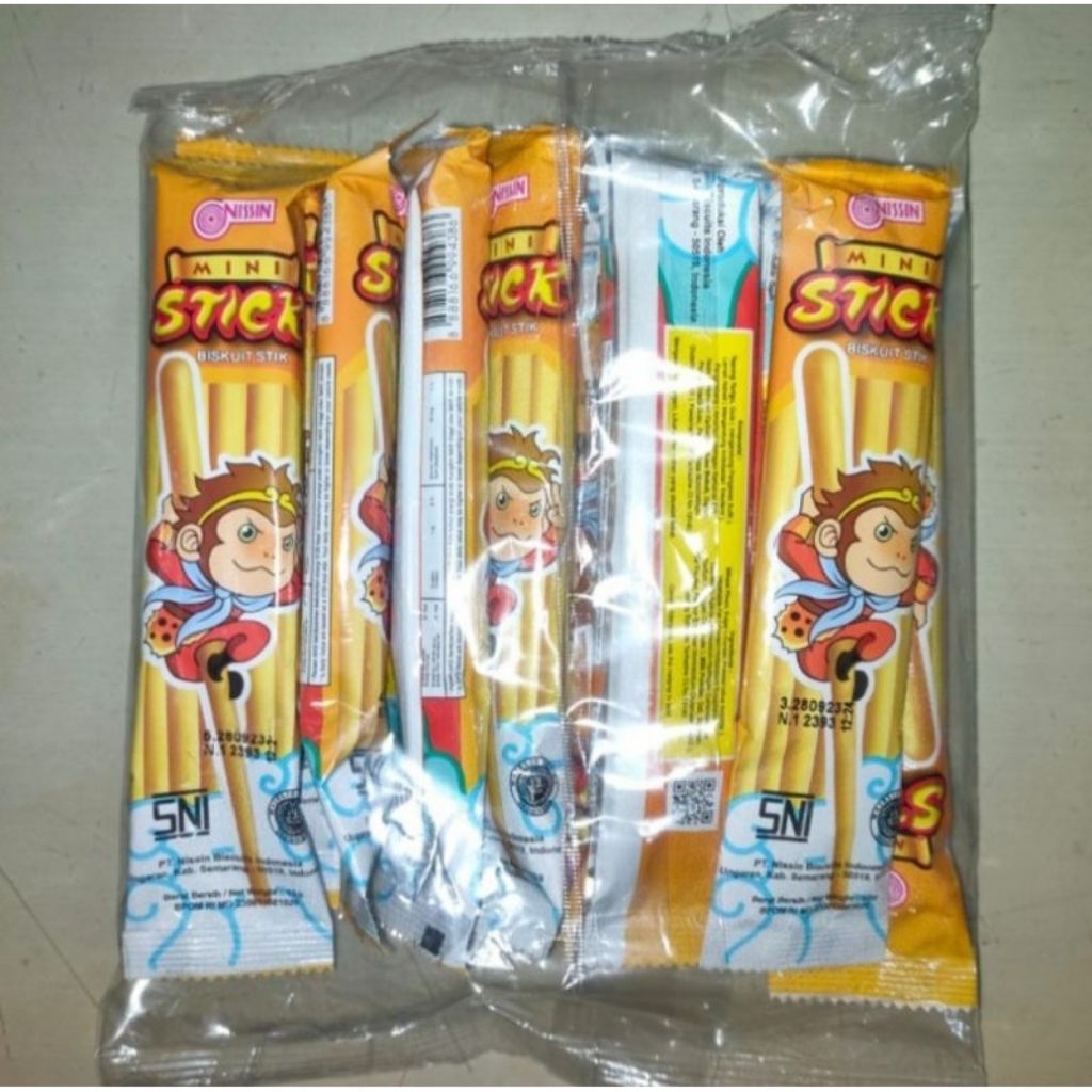 

Mini Stic Nissin 1 Renceng isi 10