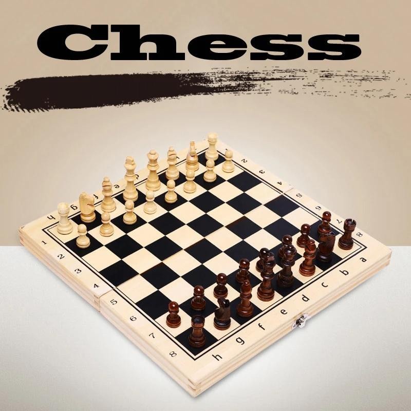 Bidak Catur Kayu Catur Catur Kayu Internasional Catur Magnet Chess Set Boardgame Game Papan