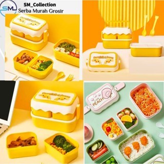 Kotak Bekal/Tempat Bekal/Wadah Nasi/Wadah Lauk/Kotak Nasi Banana