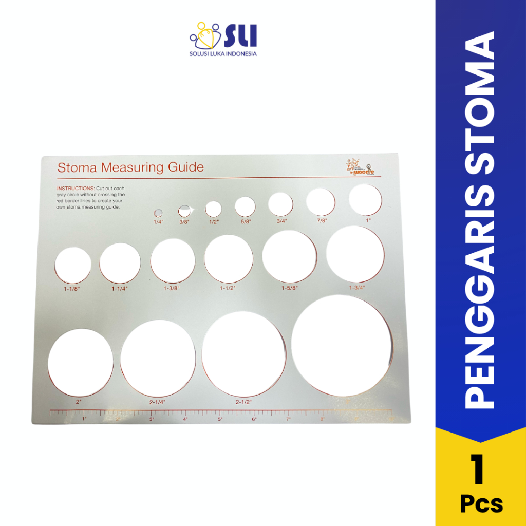 Penggaris Stoma - Alat Ukur Stoma