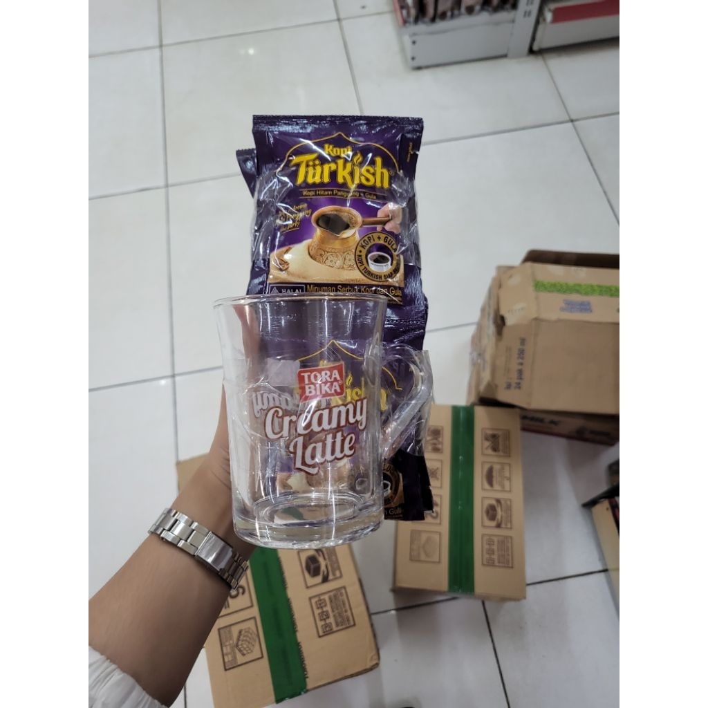 

TURKISH KOPI HITAM PANGGANG+GULA KHAS TURKI isi 10 sachet FREE GELAS