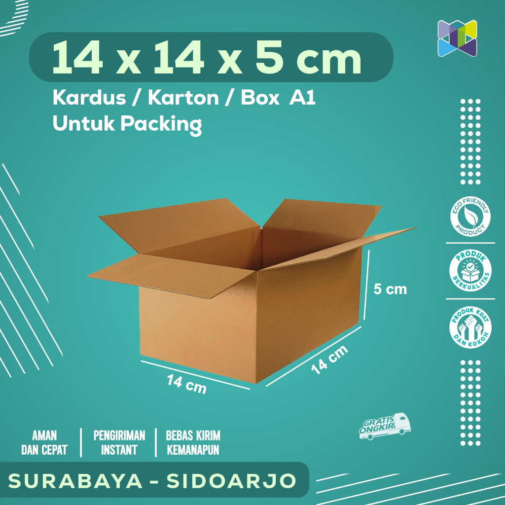 

Box Packing 14x14x5 / Kardus Packing | Karton Packing