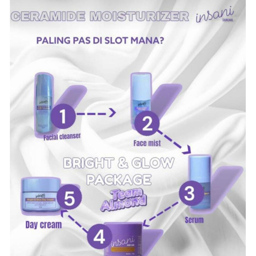 Insani Skincare Glow Klinik & BPOM / Paket Insani
Skincare
