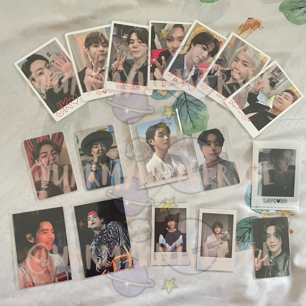 WTS WANT TO SELL JUAL PHOTOCARD BTS BANGTAN READY INA taehyung v ot7 ptd butter ld spc proof compact