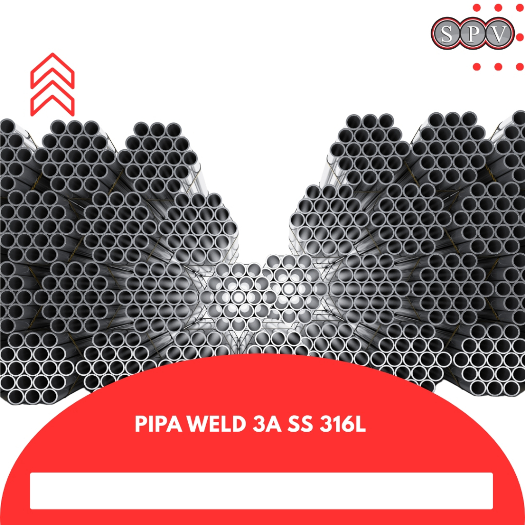 PIPA WELD 3A STAINLESS STEEL 316L