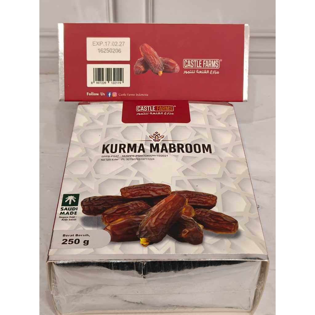 

[ TERMURAH ] Kurma Mabroom Castle Farms 250gr Good Quality Oleh Oleh Haji dan Umroh
