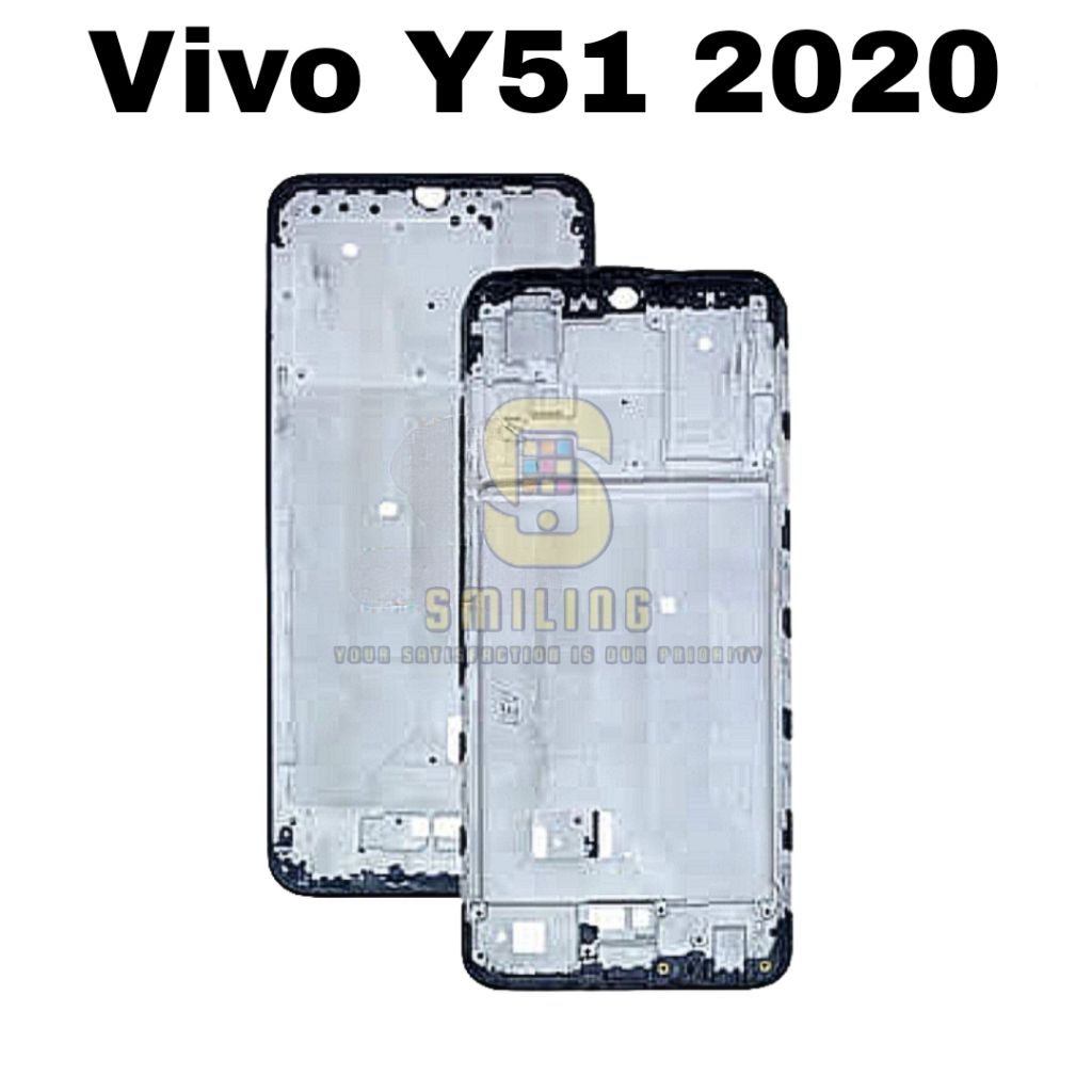 FRAME TULANG TENGAH DUDUKAN LCD TATAKAN LCD VIVO Y51 2020 Y51A V2030  NEW ORI
