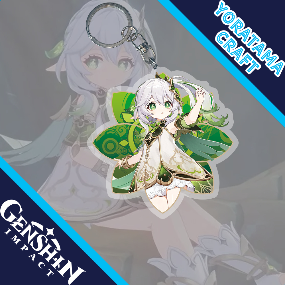 Gantungan Kunci Nahida Kusanali GI, Keychain Anime Game