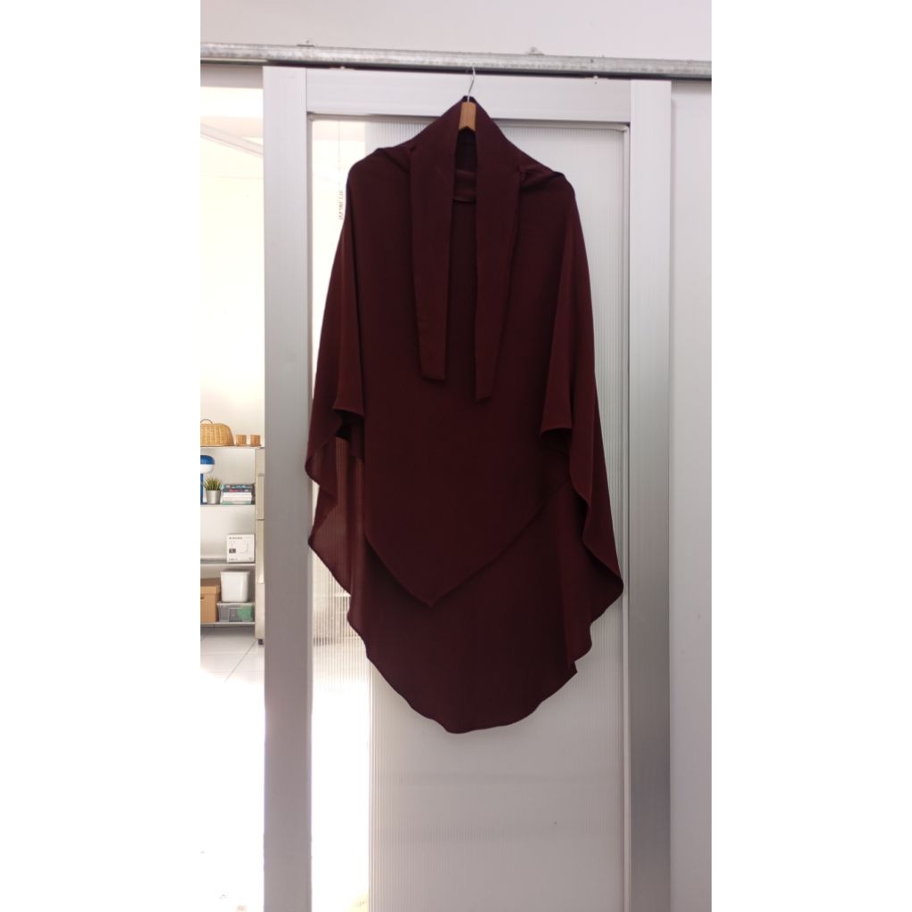 Aljenna FK MB mazen dark maroon preloved