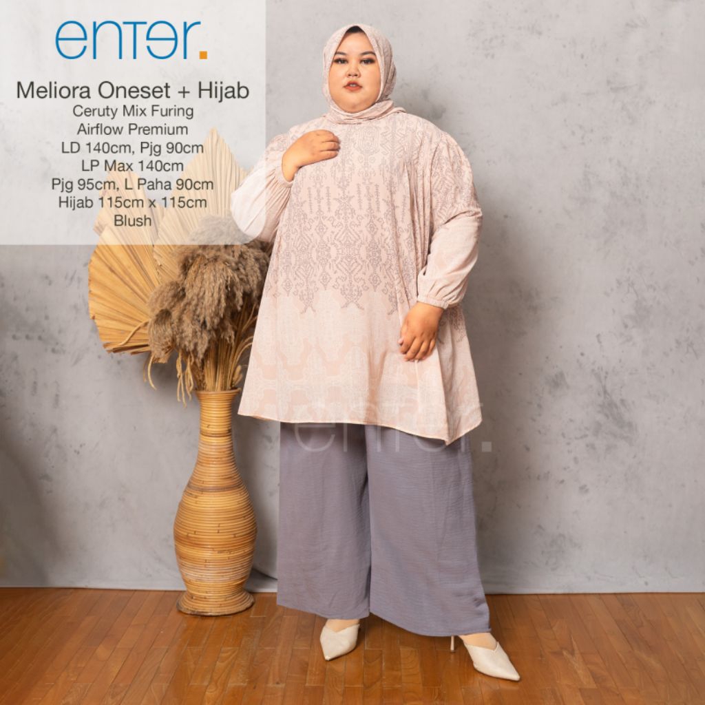 SETELAN BAJU CELANA + HIJAB SIZE JUMBO SUPER JUMBO / ONESET SUPER JUMBO / ONESET XXXXXL / STELAN JUM