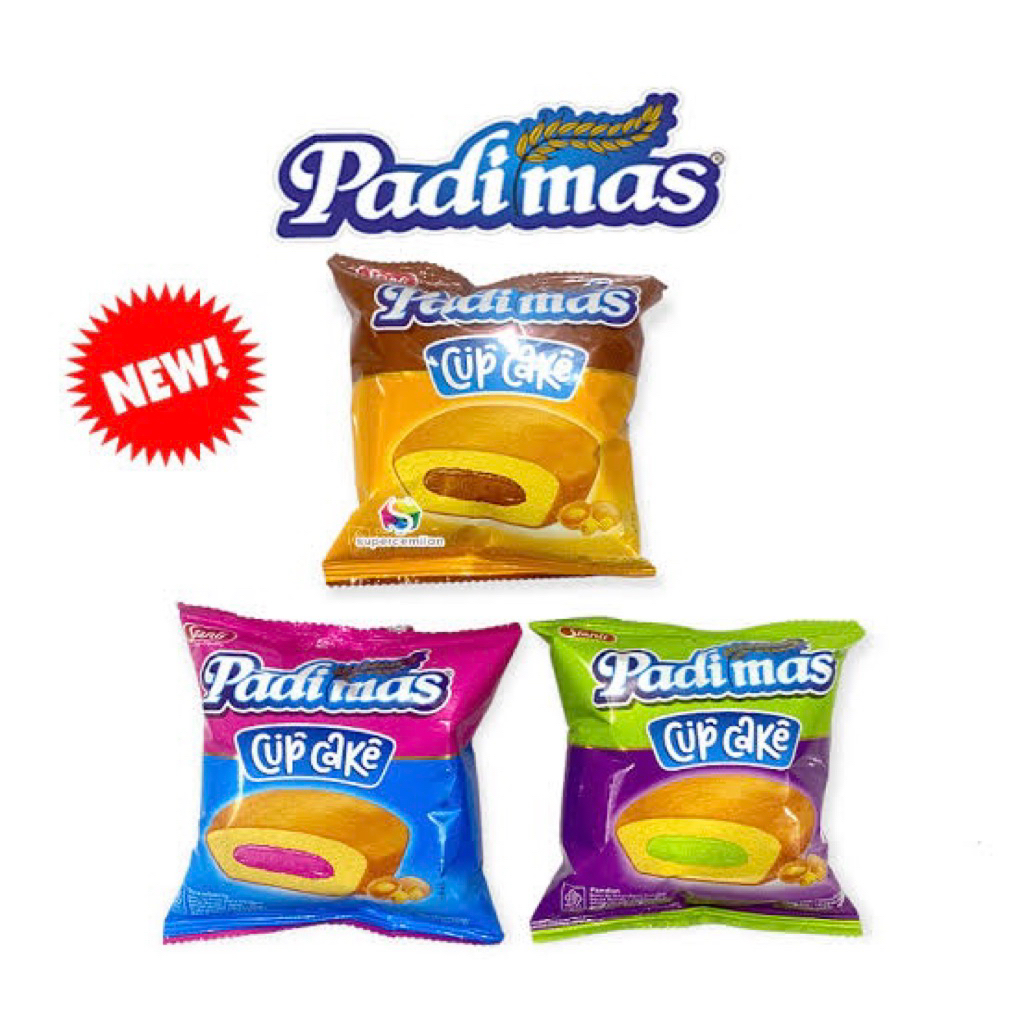 

ROTI BOLU PADIMAS CUPCAKE [1 PCS @42G] | PADIMAS CUPCAKE | PADI MAS CUPCAKE PANDAN | PADIMAS BOLU