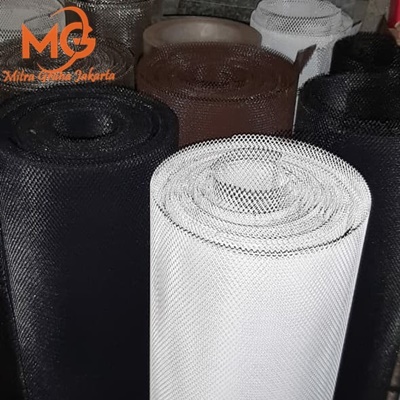 MG 1 Roll Kawat Nyamuk Jaring Parabola Baja Galvanis / Kawat Ram Mesh Parabola Kasa Nyamuk Jendela P