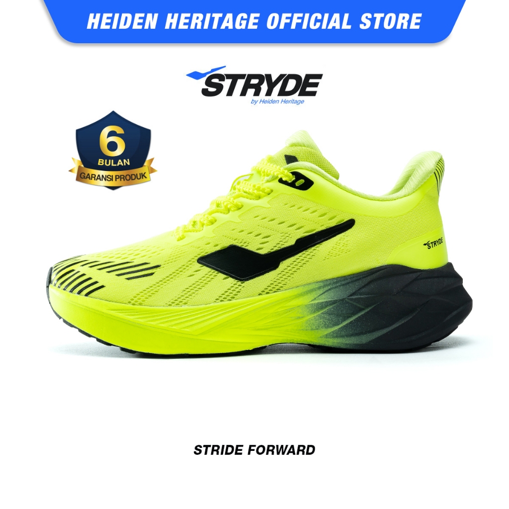 HEIDEN HERITAGE [HRTG] - STRYDE RAVEN - NIGHT VOLT - Sepatu Running Olahraga Sport Casual Style Lari