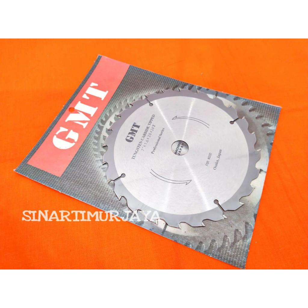 MATA CIRCULAR GMT 7 INCH X 24 T / CIRCULAR SAW BLADE /MATA POTONG KAYU