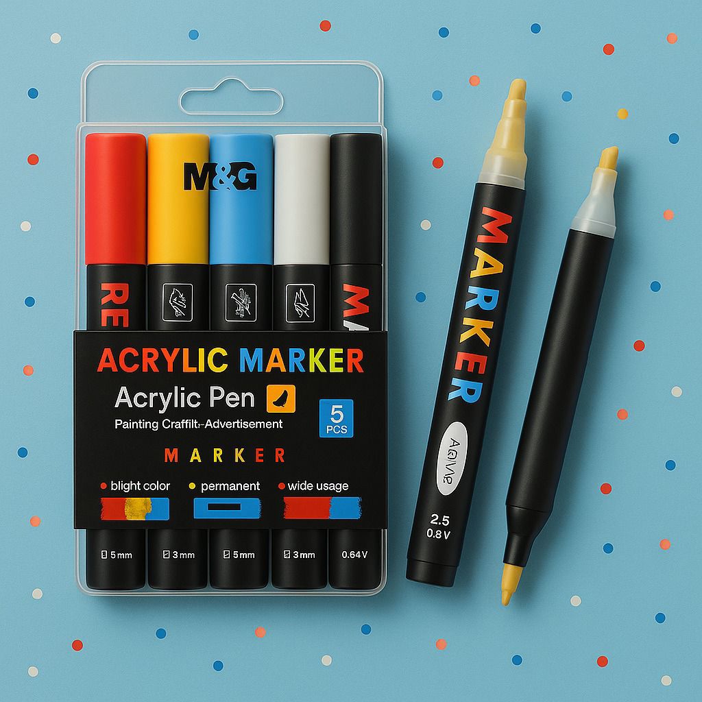 

M&G Acrylic Marker Set 5 colors (APL976D8)
