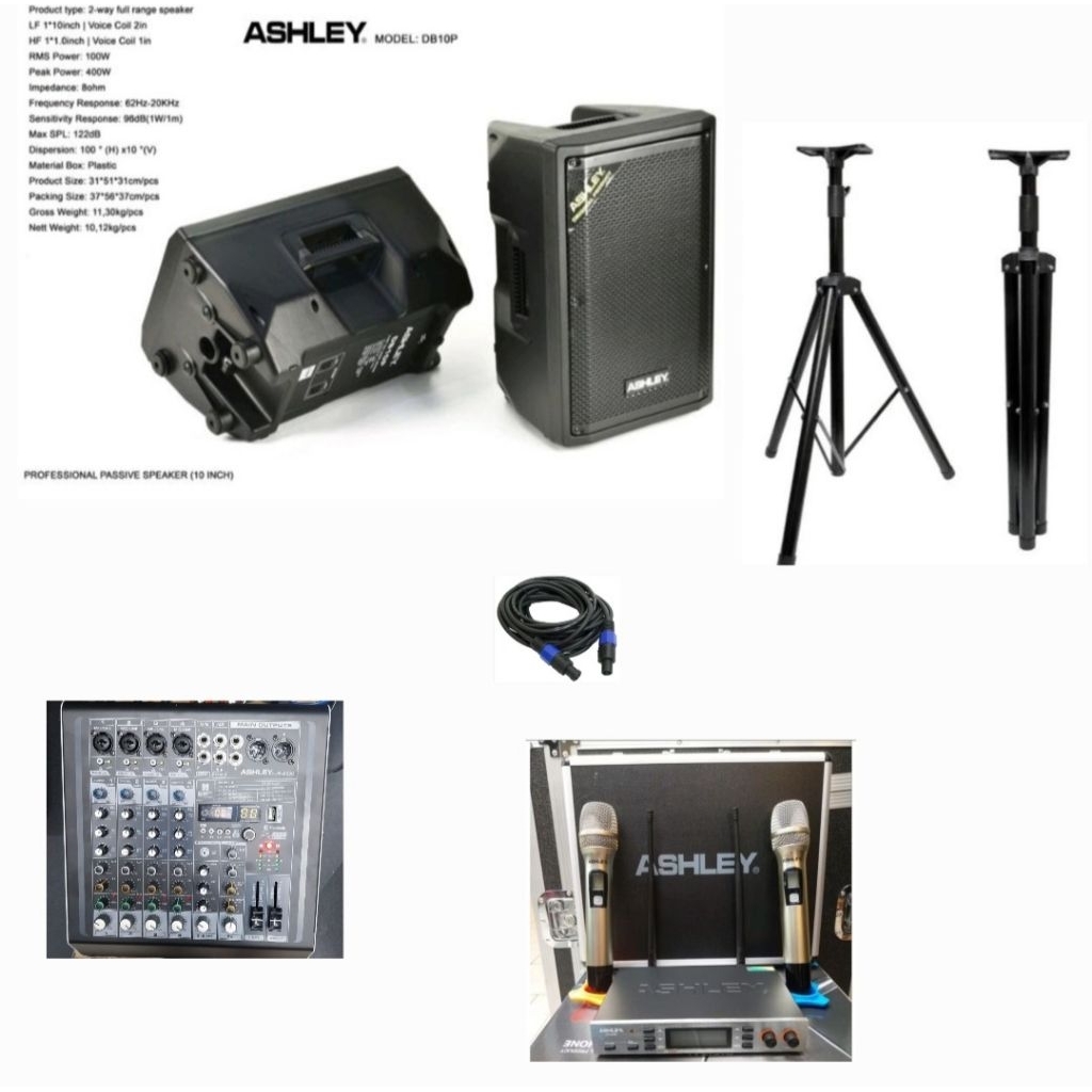 Paket Sound System Ashley DB10P Original