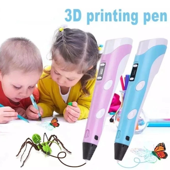 

Printing Pen/Pena 3D Murah Drawing Lukis PLA Filamen Mainan DIY/ 3D Pen Printing Murah Berkualitas/ 3D Stereoscopic Printing Pen/ Pena 3D Printing Mainan DIY Hadiah Ulang Tahun Pena Gambar 3D/Printing Printer Art Pen Making Doodle Arts