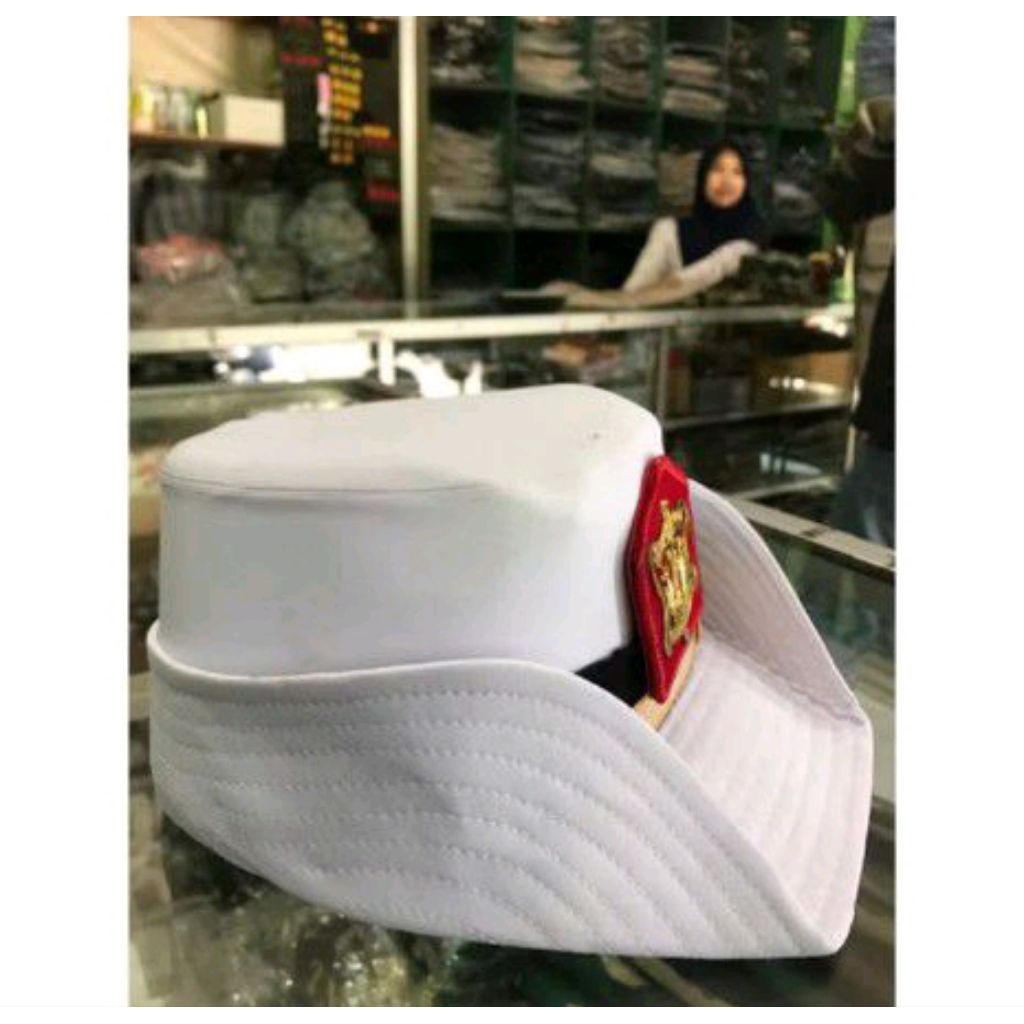Topi Pet Taruni Taruna Putri Akmil Akademi Militer/Akademi TNI Asli Jatah Taruna Baru
