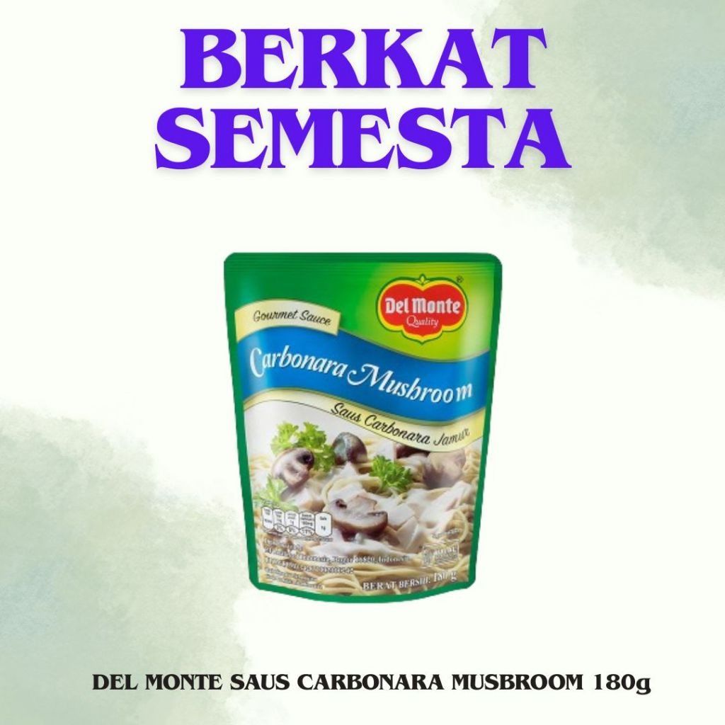 

Delmonte Carbonara Mushroom Sauce 180gr