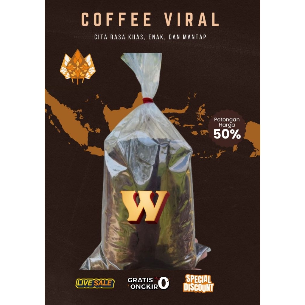 

KOPI BUBUK VIRAL 1 KG KHAS LASEM