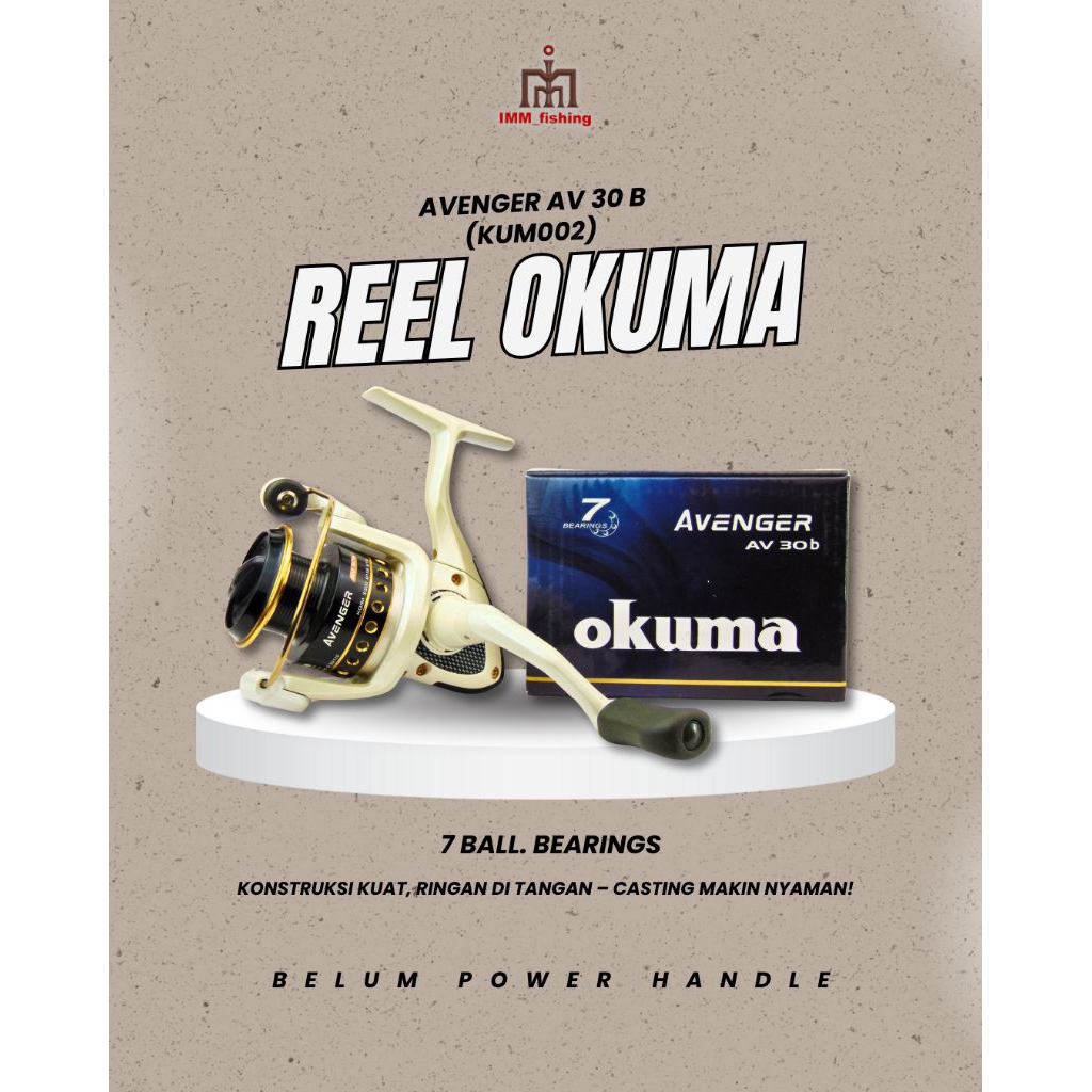 REEL OKUMA AVENGER | Alat Gulungan Pancing