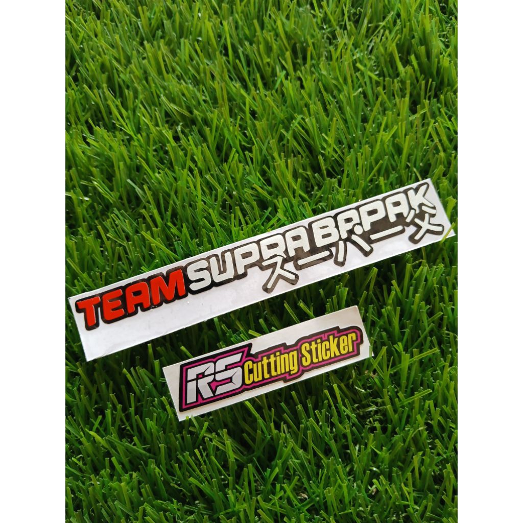 

sticker cutting TEAM SUPRA BAPA sticker motor