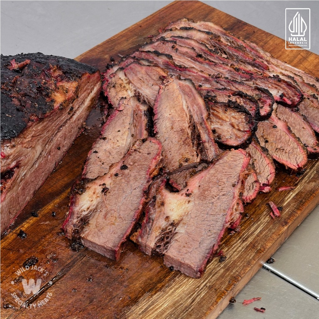 

Smoked Wagyu Brisket / Wagyu Beef Brisket / Daging Asap Wagyu / Wild Jack's