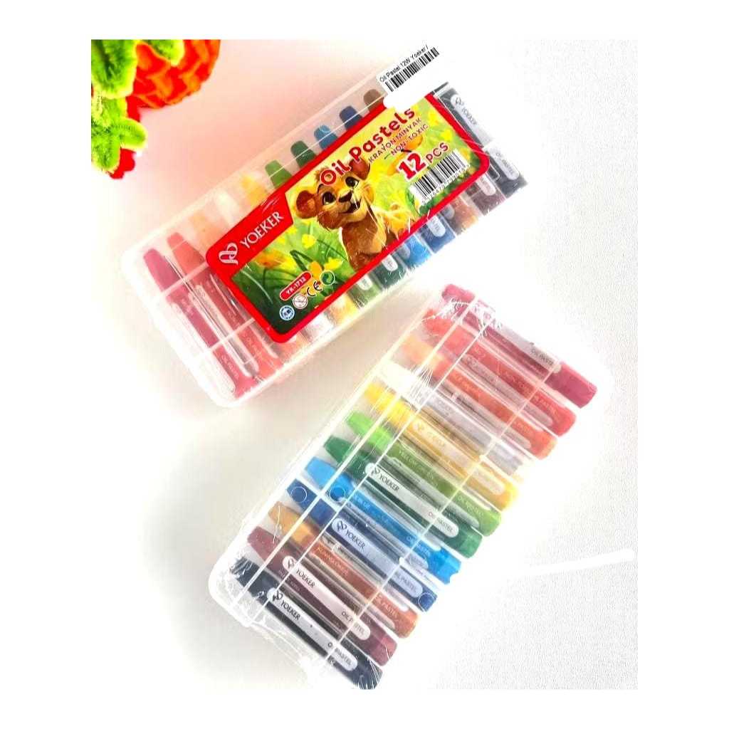 

Veiso_CRAYON / KRAYON / OIL PASTELS / 12 WARNA OIL PASTEL / CRAYON 12 WARNA / CRAYON YOEKER