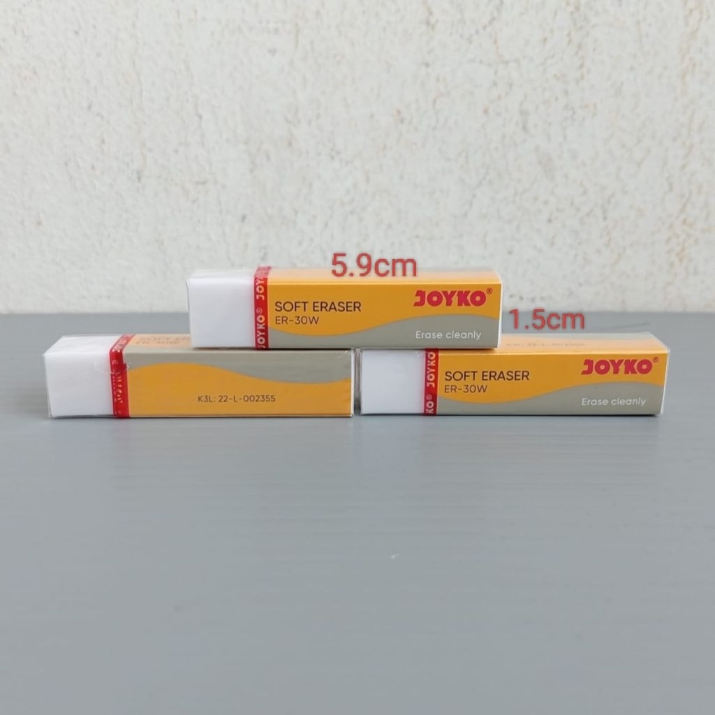 

PENGHAPUS PENSIL JOYKO ER-30W PUTIH ( 1PCS )