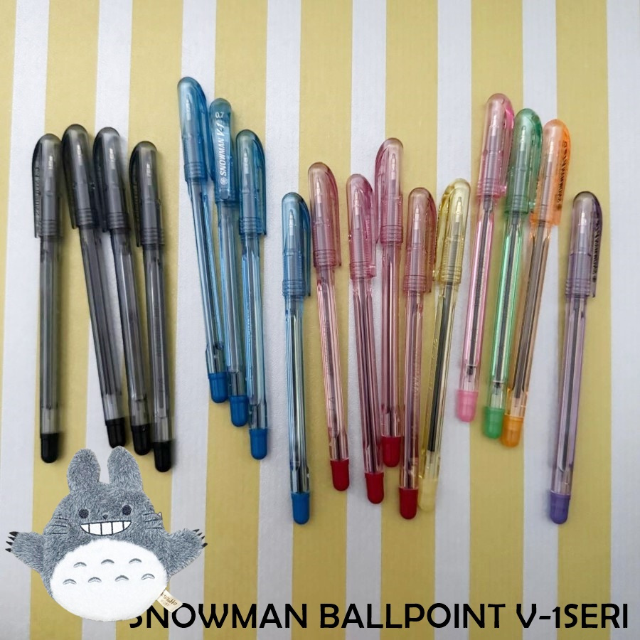 

[PCS] SNOWMAN BALLPOINT V-1 V-1R SEMI GEL PEN